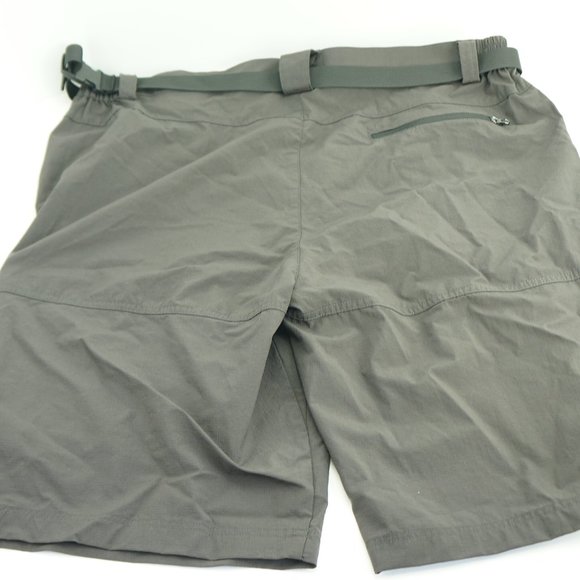 Unbranded Men's Size XL Nylon/Spandex Grey Tactical Cargo Hiking Shorts - Picture 3 of 5